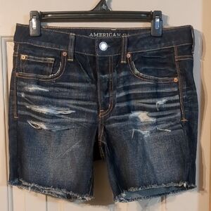 American Eagle Distressed Denim Shorts